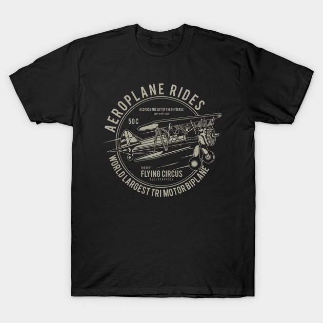 Aeroplane Rides T-Shirt by JakeRhodes